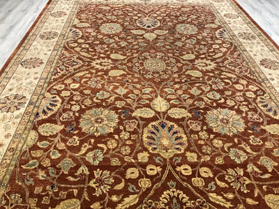 India Chastan Hand Knotted Wool 10x14