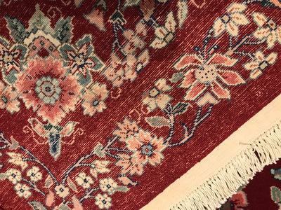 China Kerman Hand Knotted Wool 9x12