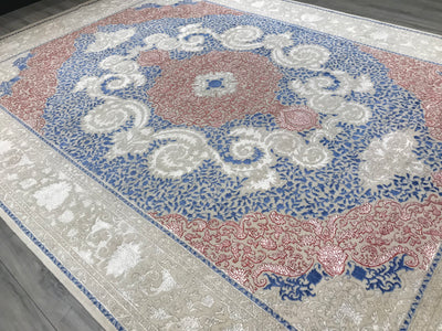 India Jankat Hand Knotted Wool & Silk 10x14