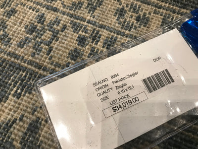 Pakistan Ziegler Hand Knotted Wool 9x12