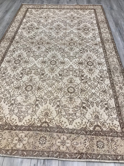 Turkish Sparta Semi Antique Hand Knotted Wool 6x9