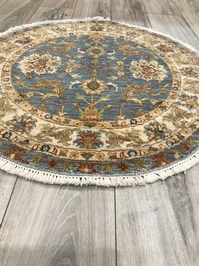 India Ziegler Hand Knotted Wool 3x3