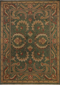 India Jaipur Hand Knotted Wool 8X10