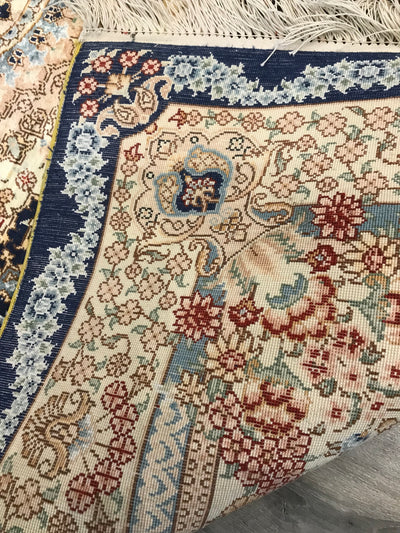Chinese Tabriz Hand Knotted Silk 3x5