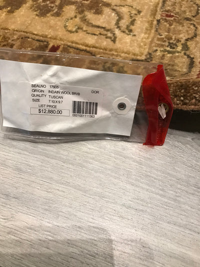 India Tuscan Hand Knotted Wool 8x10