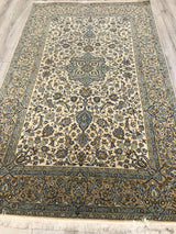 Persian old Kashan Hand Knotted Wool 5x8
