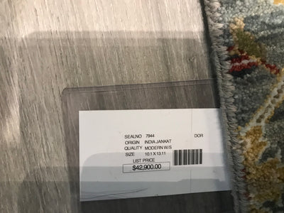 India Jankat Hand Knotted Wool & Silk 10x14