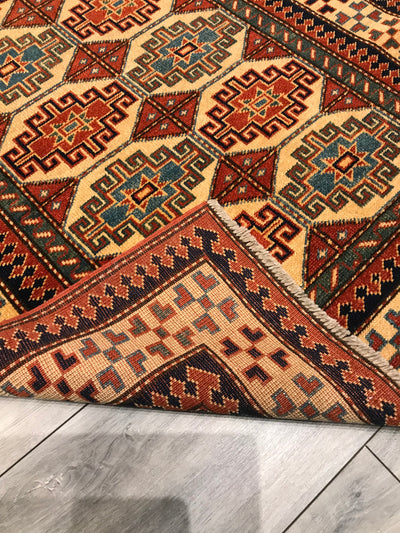 Pakistan Kazak Shirwan Hand Knotted Wool 3x14