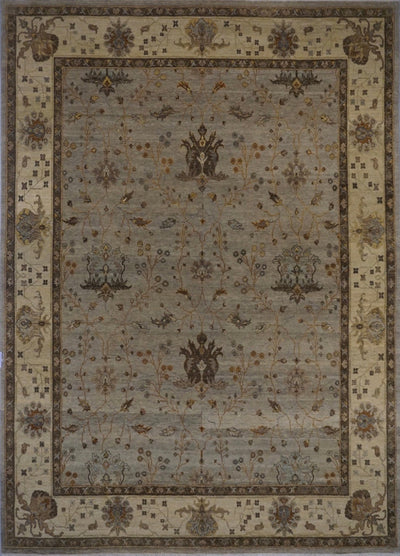 India Ziegler Hand Knotted Wool 9x12