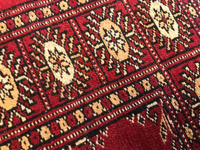 Pakistan Bokahra Hand Knotted Wool 3X10