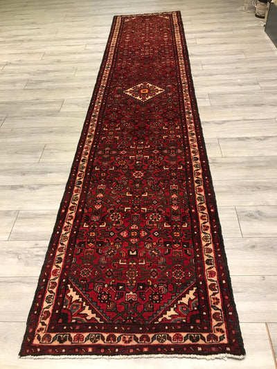 Persian Hamadan Hand knotted Wool 3x12