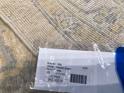 Pakistan Ziegler Tabriz Hand Knotted Wool 10x14