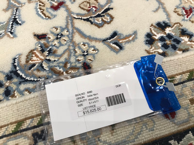 India Nain Hand Knotted Wool & Silk 6x9