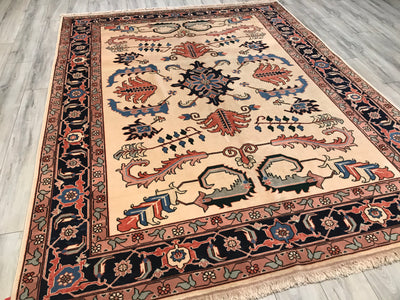 Persian Heriz Hand Knotted Wool 8X10