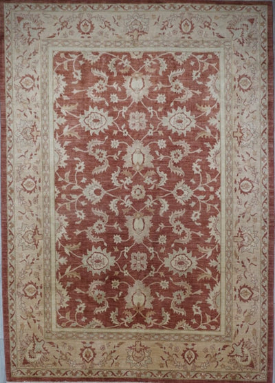 Pakistan Ziegler Hand Knotted Wool 9x12