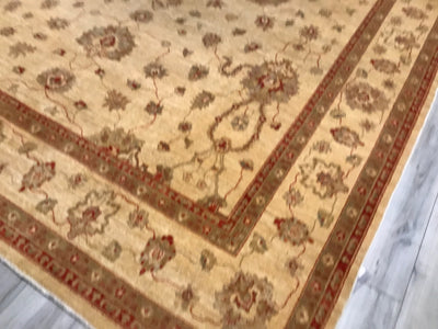 Pakistan Ziegler Hand Knotted Wool 10x13