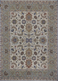 India Ziegler Hand Knotted Wool 8x10