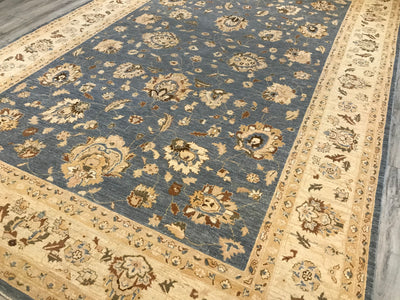 Pakistan Ziegler Hand Knotted Wool 10x14