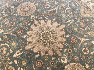 Pakistan Ziegler Hand Knotted Wool 9x12