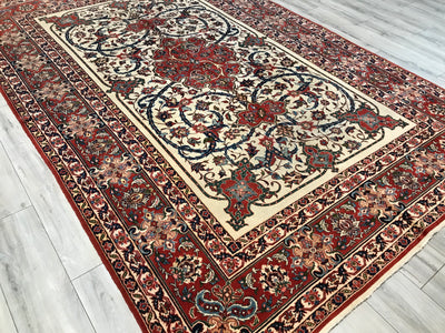 Persian Esfahan Hand Knotted Wool 8x11
