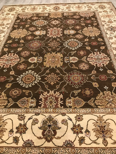 India Luxor Hand Knotted Wool 8x10