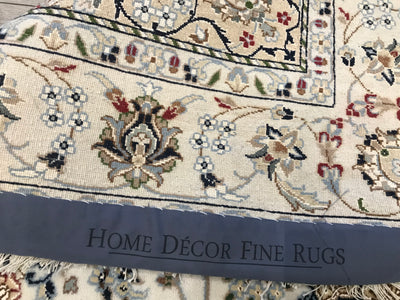 India Nain hand Knotted wool &Silk 5x5