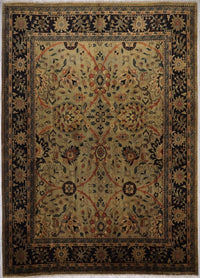 India Kashan Hand Knotted Wool 9X12