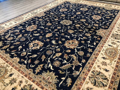 India Ziegler Hand Knotted Wool 10x14