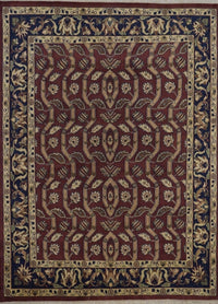 India Jaipur Hand Knotted Wool 8X10