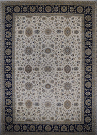 India Ziegler Hand Knotted Wool 10x14