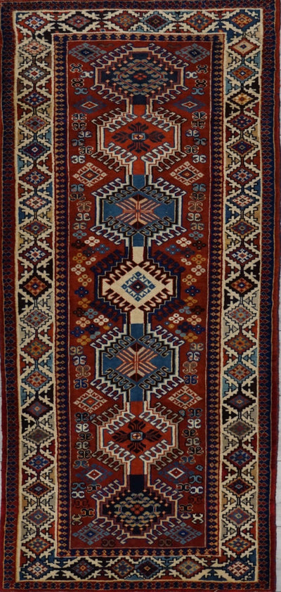 Persian Shiraz Yalameh Hand knotted wool 3x6