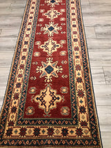 Pakistan Kazak Hand Knotted Wool 3x13