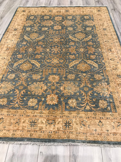 Pakistan Ziegler Hand Knotted  Wool 5x7