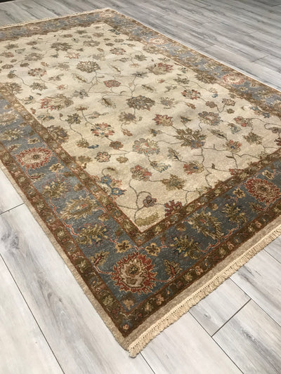 India Tuscan Hand Knotted Wool 6x9