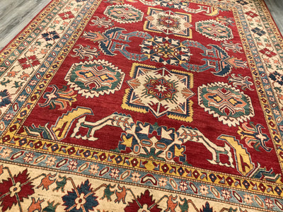 Pakistan Kazak Hand Knotted Wool 9x12