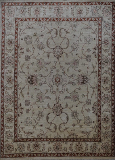 Pakistan Ziegler Hand Knotted Wool 8x10