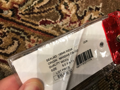 India Ziegler Hand Knotted Wool 8x10