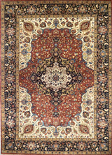 India Hajjalili Hand Knotted Wool 10x14