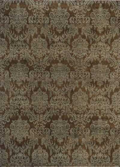 India Ottoman Hand knotted Wool 8X10