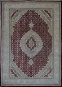 India Tabriz Mahi Hand Knotted Wool & Silk 7x10
