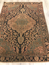 Persian Antique Sarouq Frahan Hand Knotted Wool