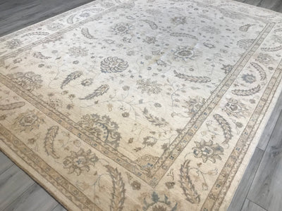 Pakistan Ziegler Hand Knotted Wool 9x12