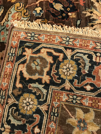 India Mahal Hand Knotted Wool 4x6