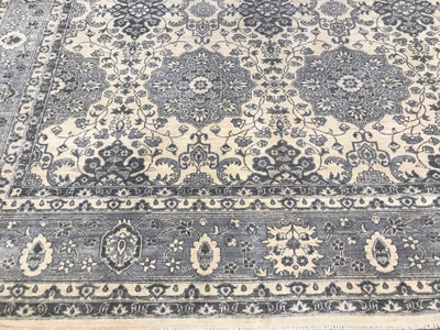 Pakistan Ziegler Hand Knotted Wool 9x12
