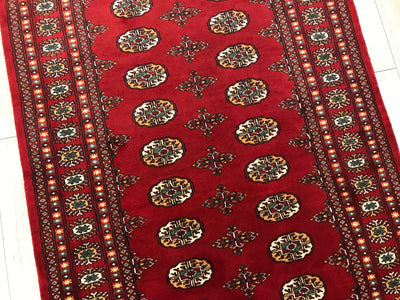 Pakistan Bokhara Hand Knotted wool 4x6