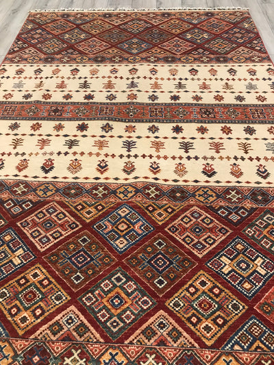 Pakistan Korjeen Hand Knotted Wool 6x8