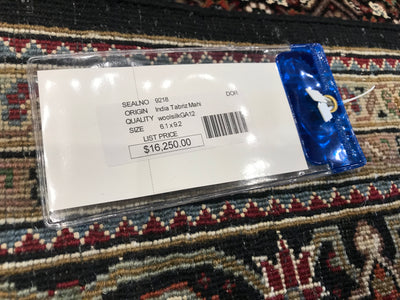 India Tabriz Mahi Hand Knotted Wool & Silk 6x9