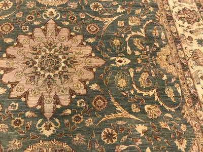 Pakistan Ziegler Hand Knotted Wool 9x12