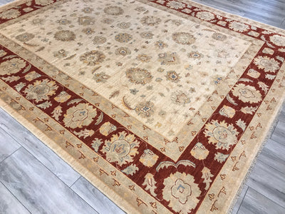 Pakistan Ziegler Hand Knotted Wool 8X10