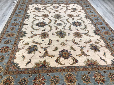 India Ziegler Hand Knotted Wool 8x10